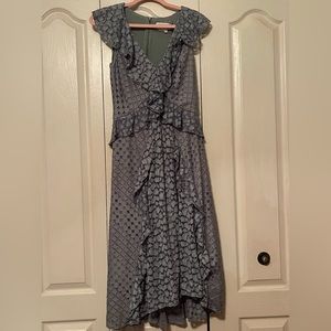 Antoinette Ruffled Midi Dress By Anthropologie